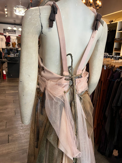 Mauve Braided Goddess Dress