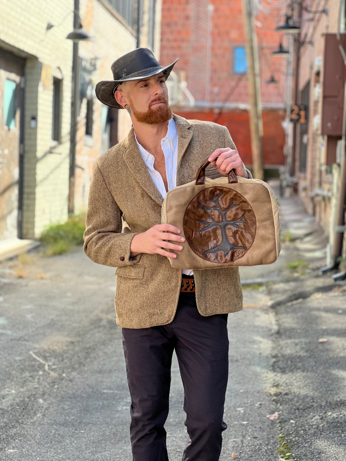 Tan Tweed Blazer Sportcoat