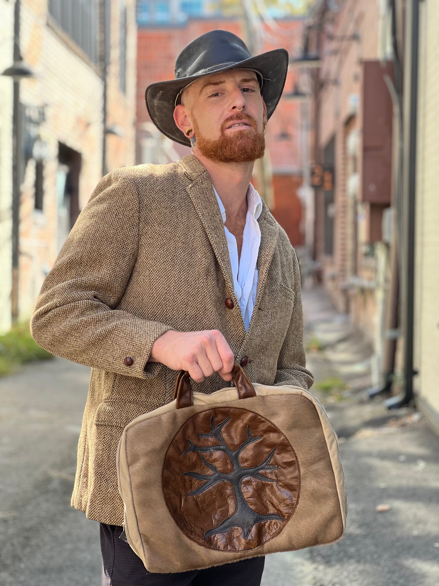 Tan Tweed Blazer Sportcoat