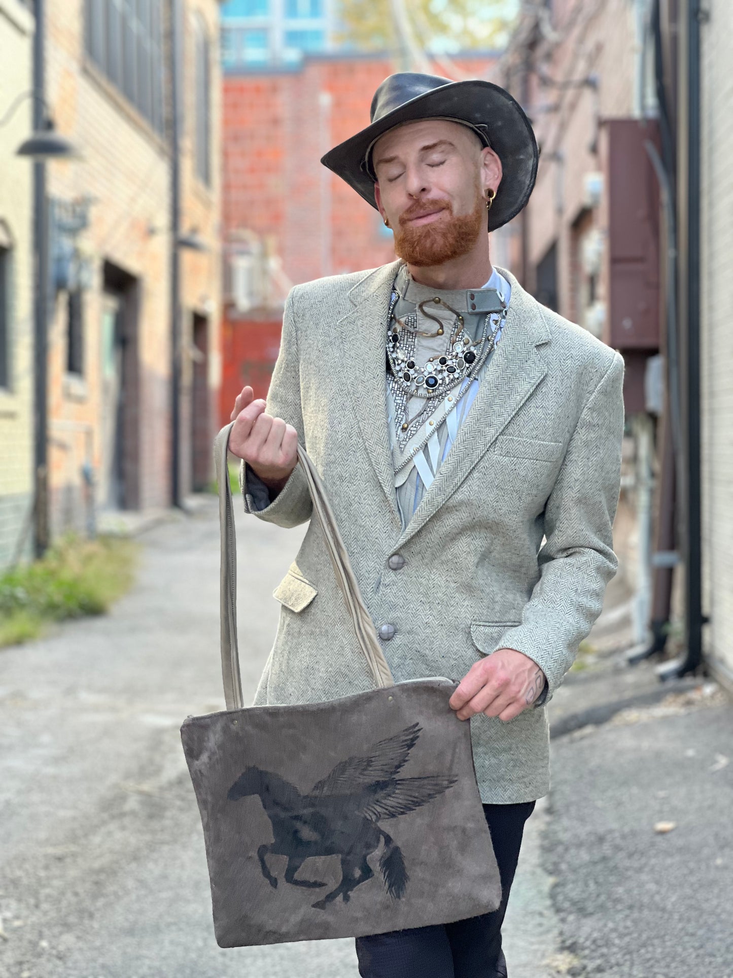 Grey Tweed Blazer Sportcoat