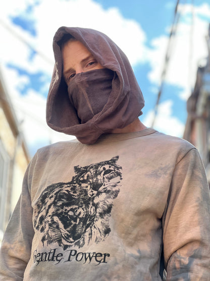 Dusty Lilac Bamboo Fleece Veil Hood