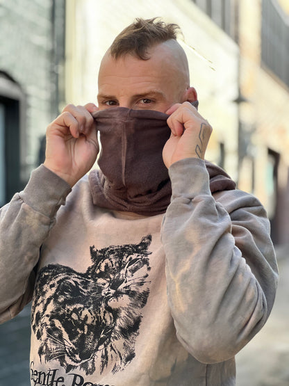 Dusty Lilac Bamboo Fleece Veil Hood