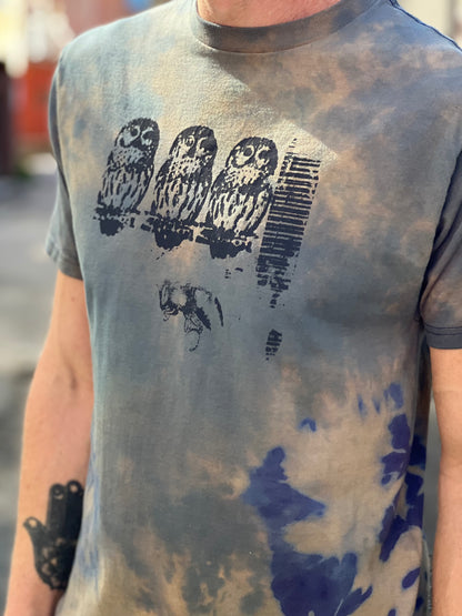 L0 - 'Owl' Dyed 100% Cotton Shirt