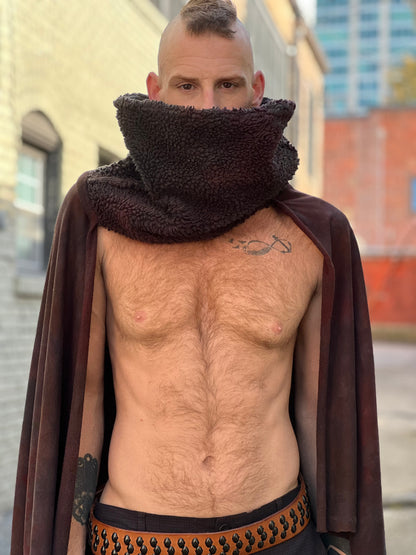 Mars Dyed Bamboo Fleece Cape