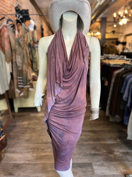 Mauve Dyed Athena Dress