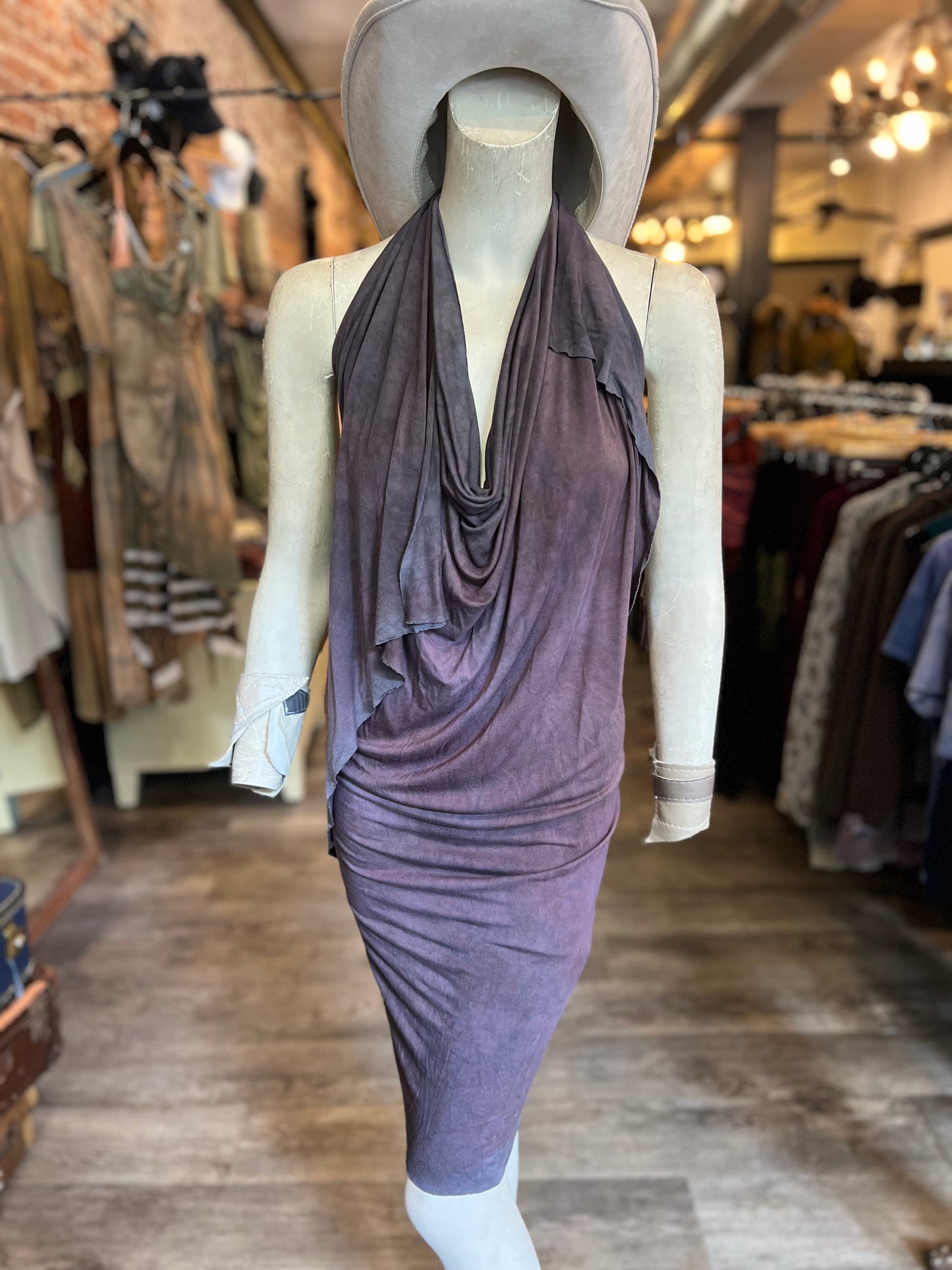 Amethyst Dyed Athena Dress