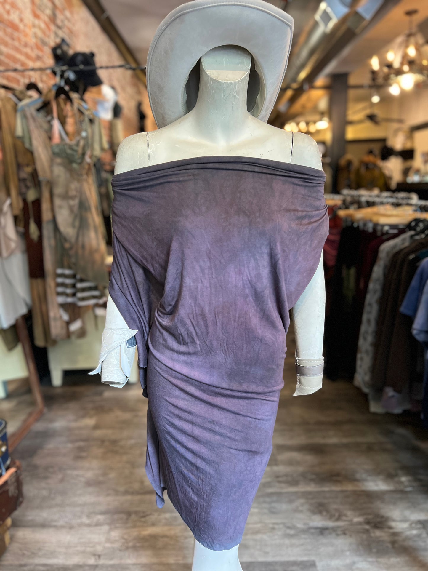 Amethyst Dyed Athena Dress