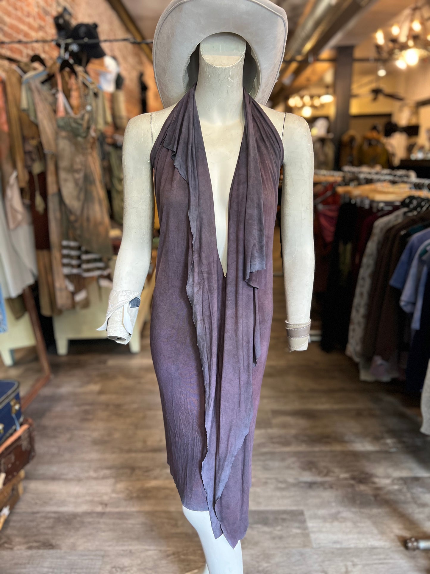 Amethyst Dyed Athena Dress