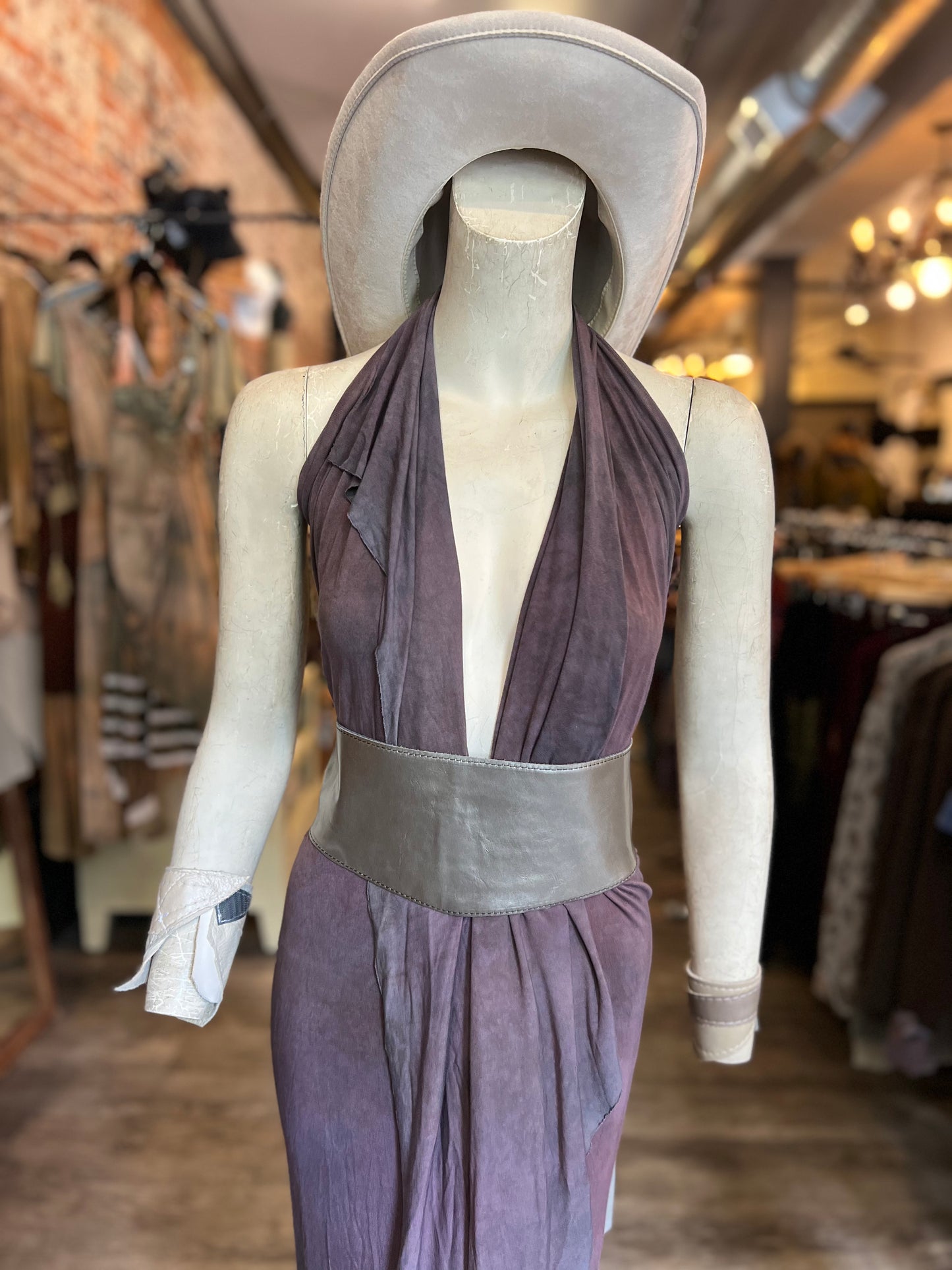 Amethyst Dyed Athena Dress