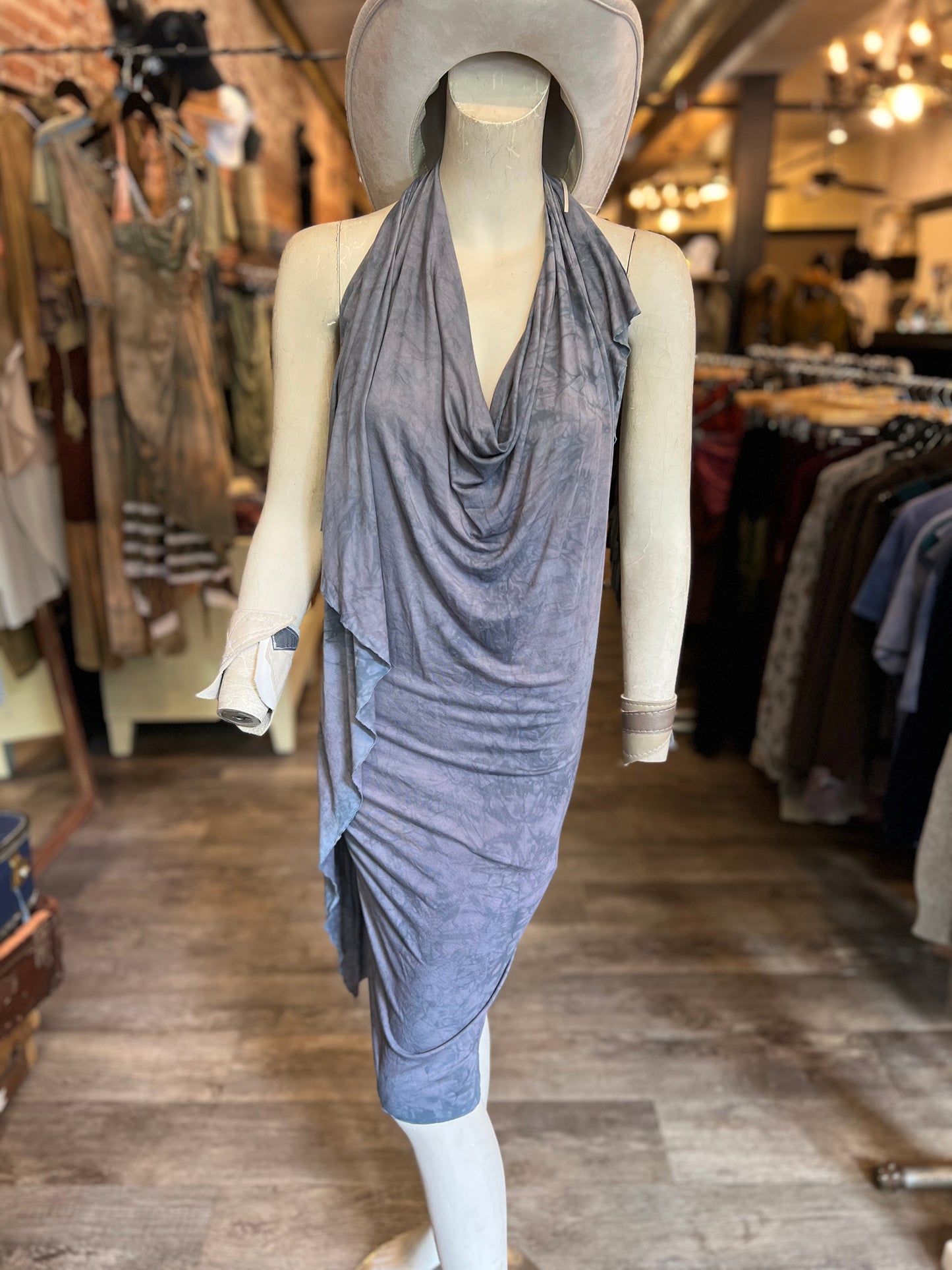 Sapphire Dyed Athena Dress