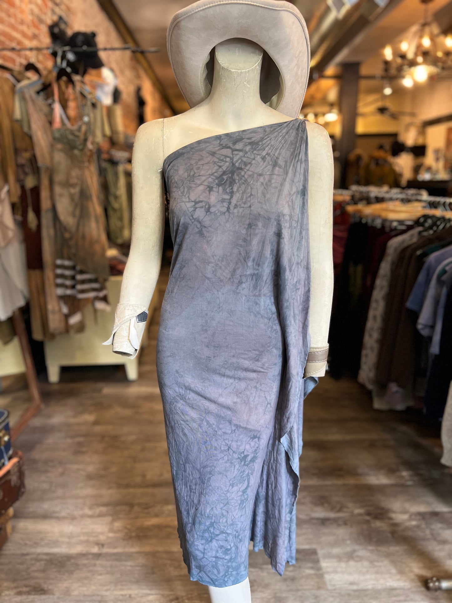 Sapphire Dyed Athena Dress