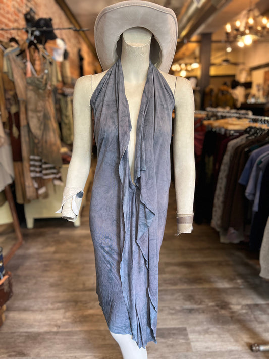 Blue Mist Dyed Athena Dress