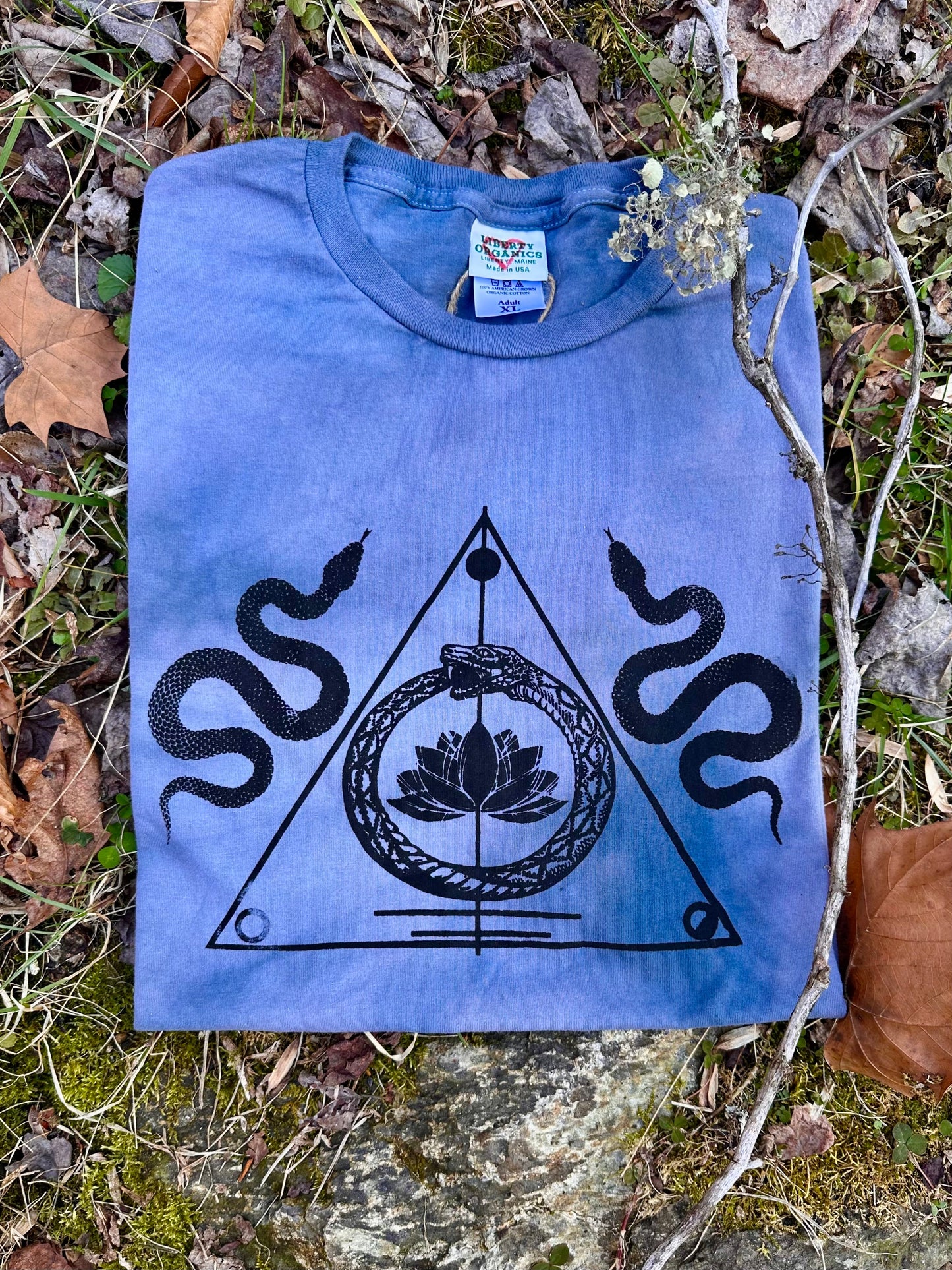 LO - Celestial Blue Organic Cotton T-Shirt