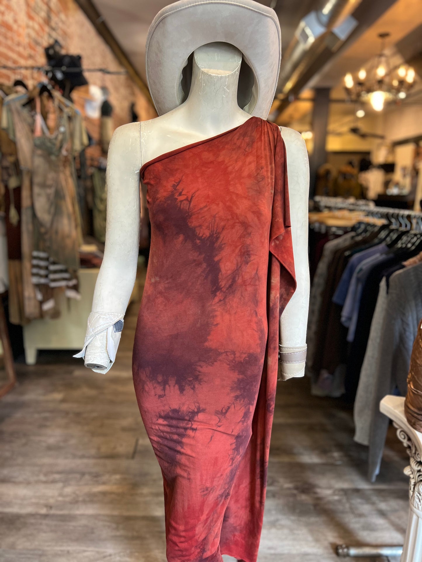 Ember Dyed Athena Dress