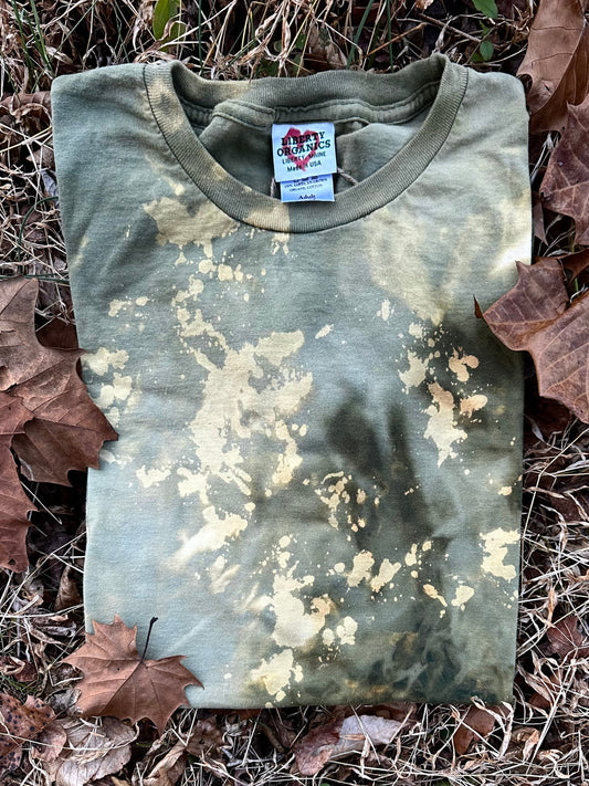 OOAK Dued Organic Cotton T-shirt XXL