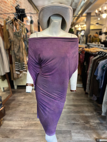 Violet Dyed Athena Dress