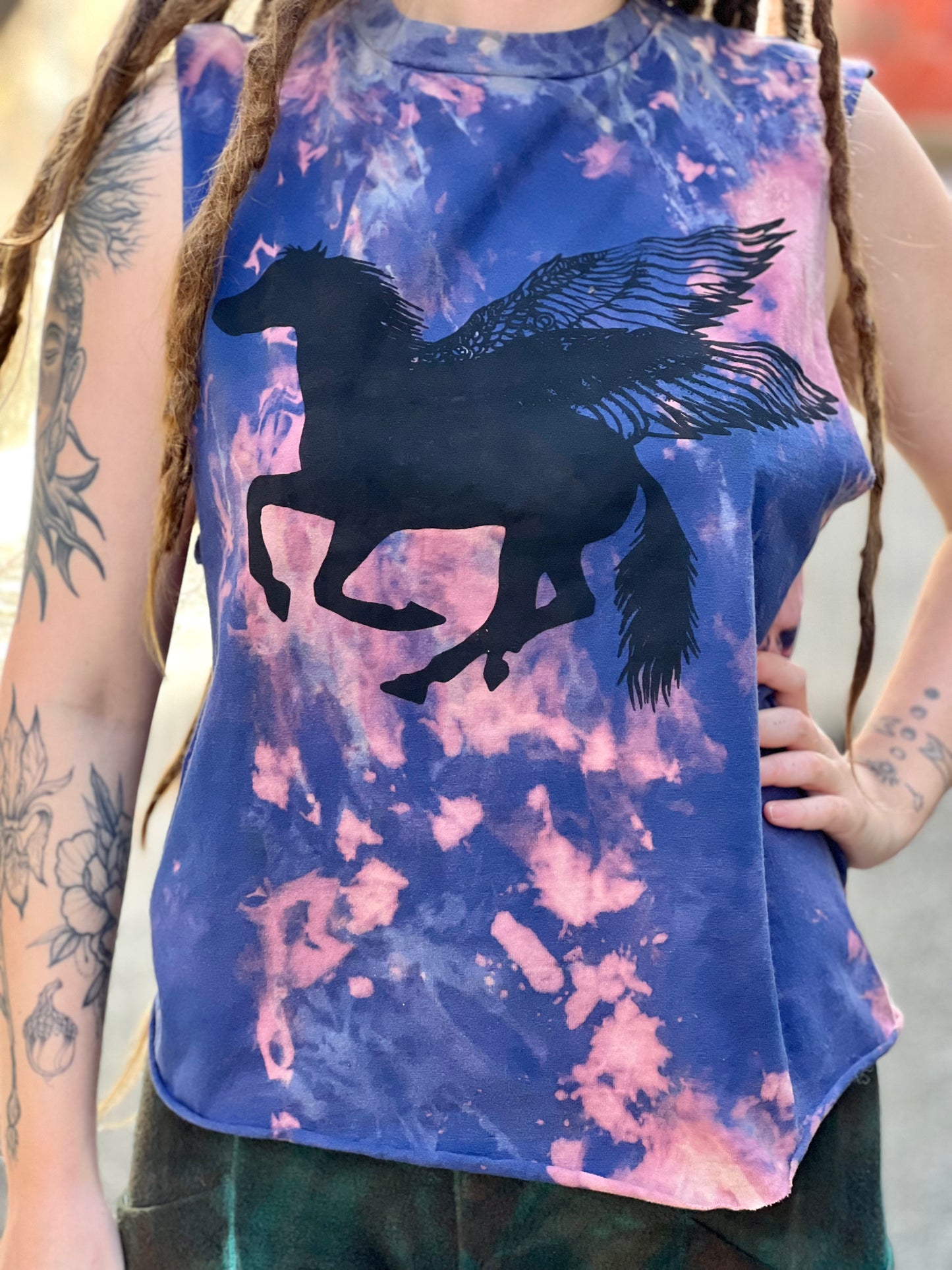 Cotton Candy 'Pegasus' 100% Cotton Tank (Medium)