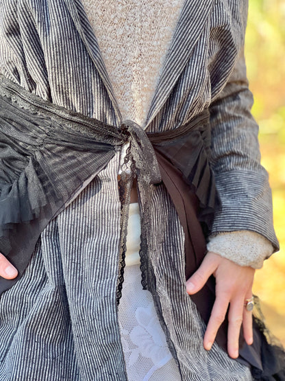 'Smoke' Layered Dark Fantasy Coat
