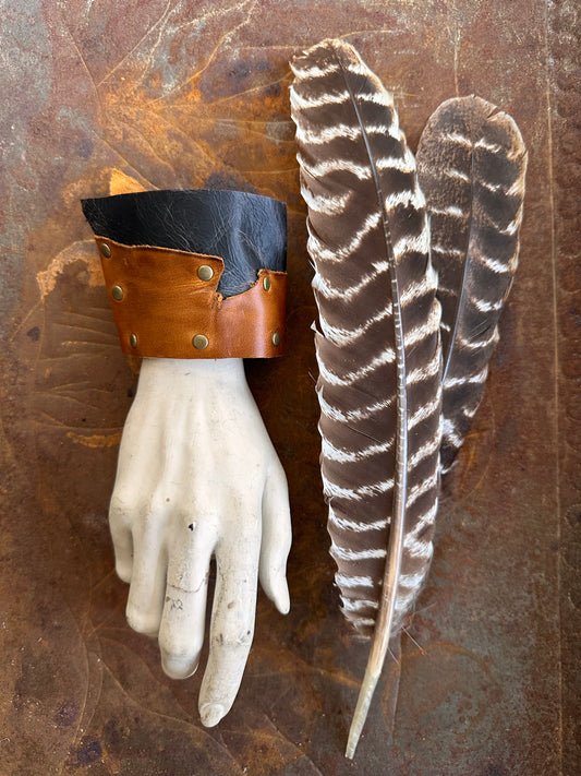 Brown & Black Layered Cuff