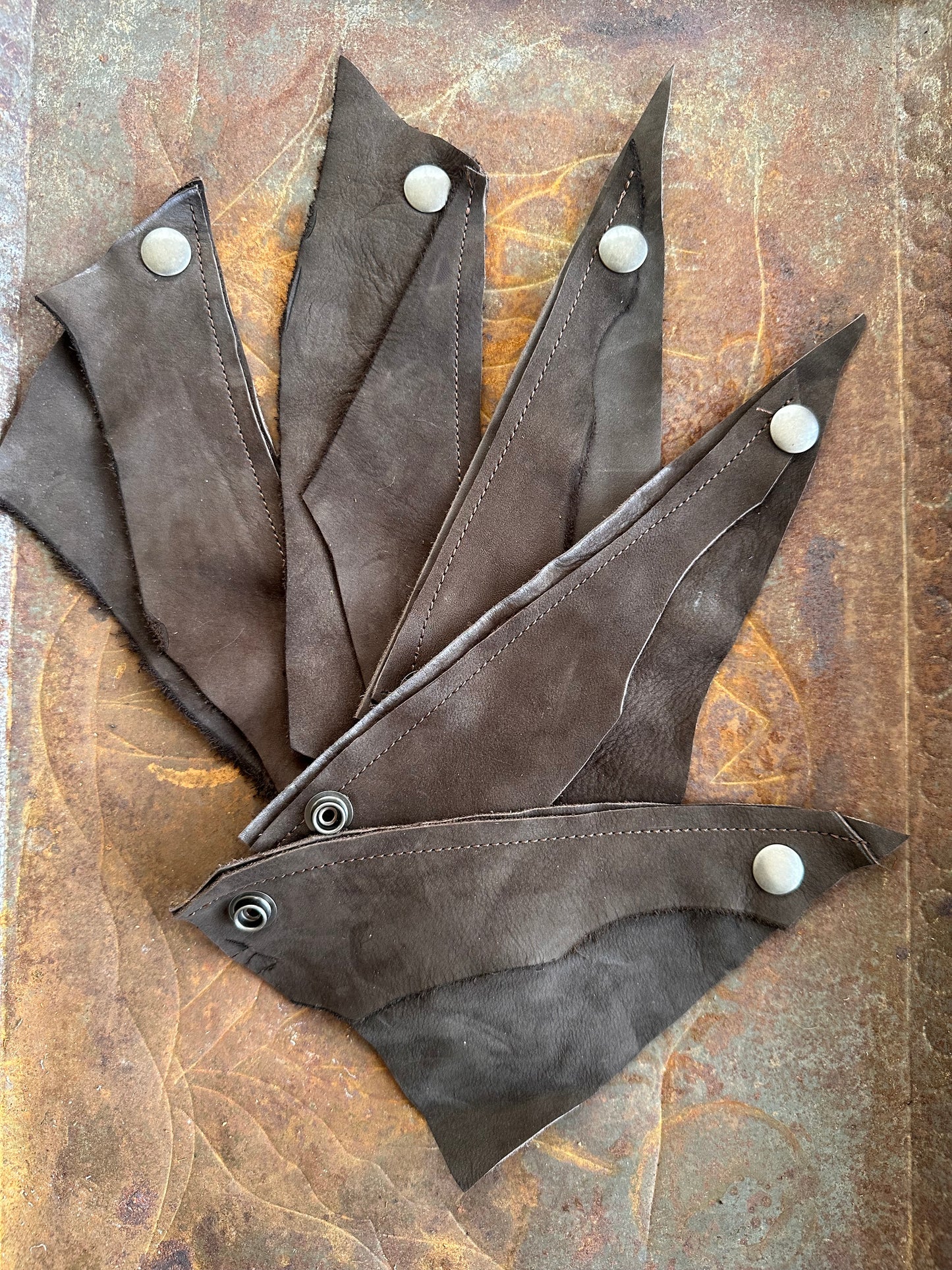 Brown Soft Suede Cuff