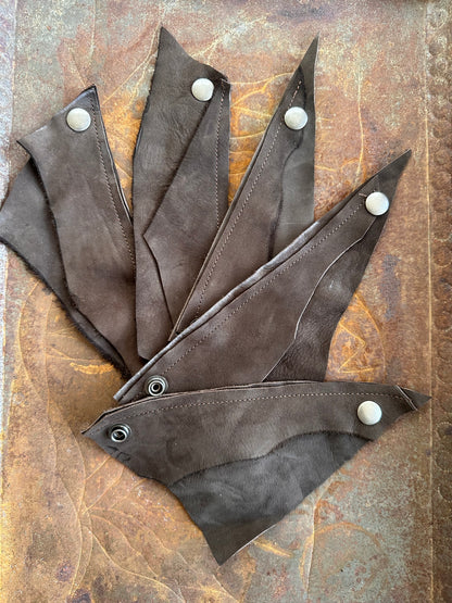 Brown Soft Suede Cuff