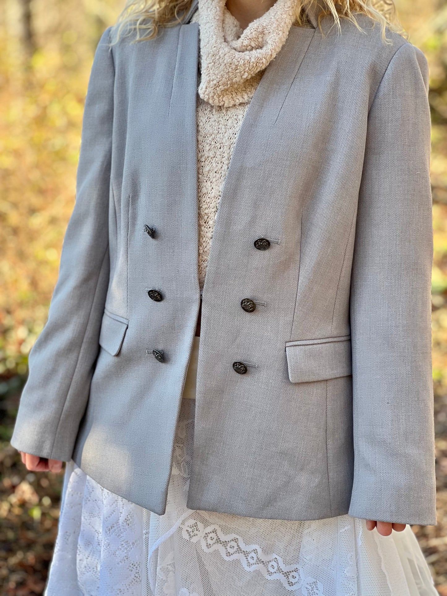 Cargo & Faux Fur Blazer