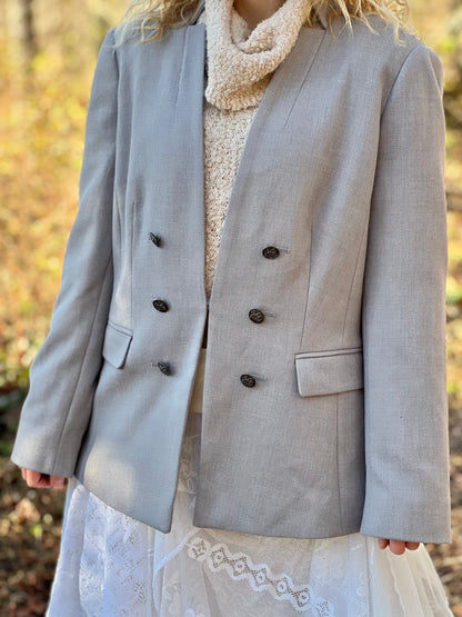 Cargo & Faux Fur Blazer