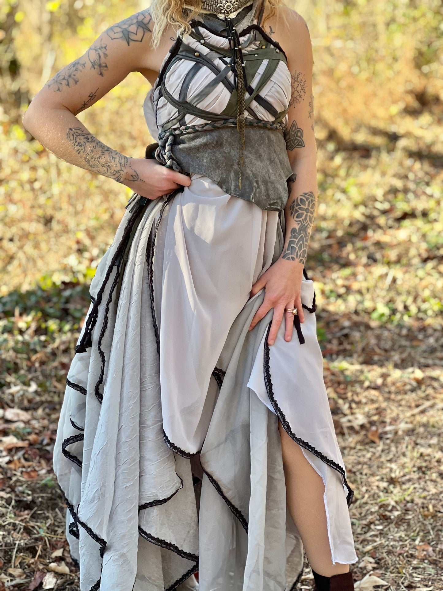 'Guardian' Layered Faerie Gown