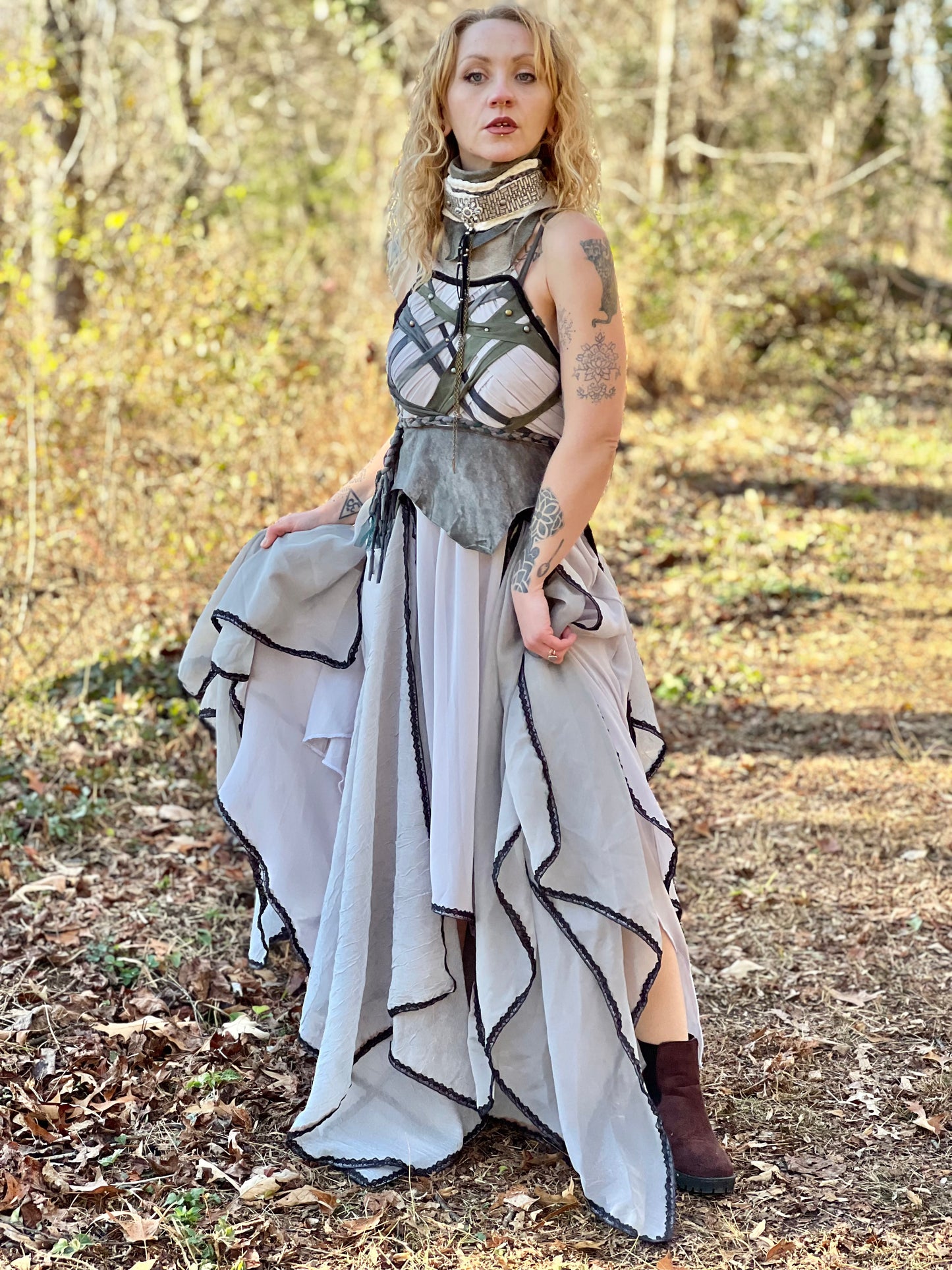 'Guardian' Layered Faerie Gown