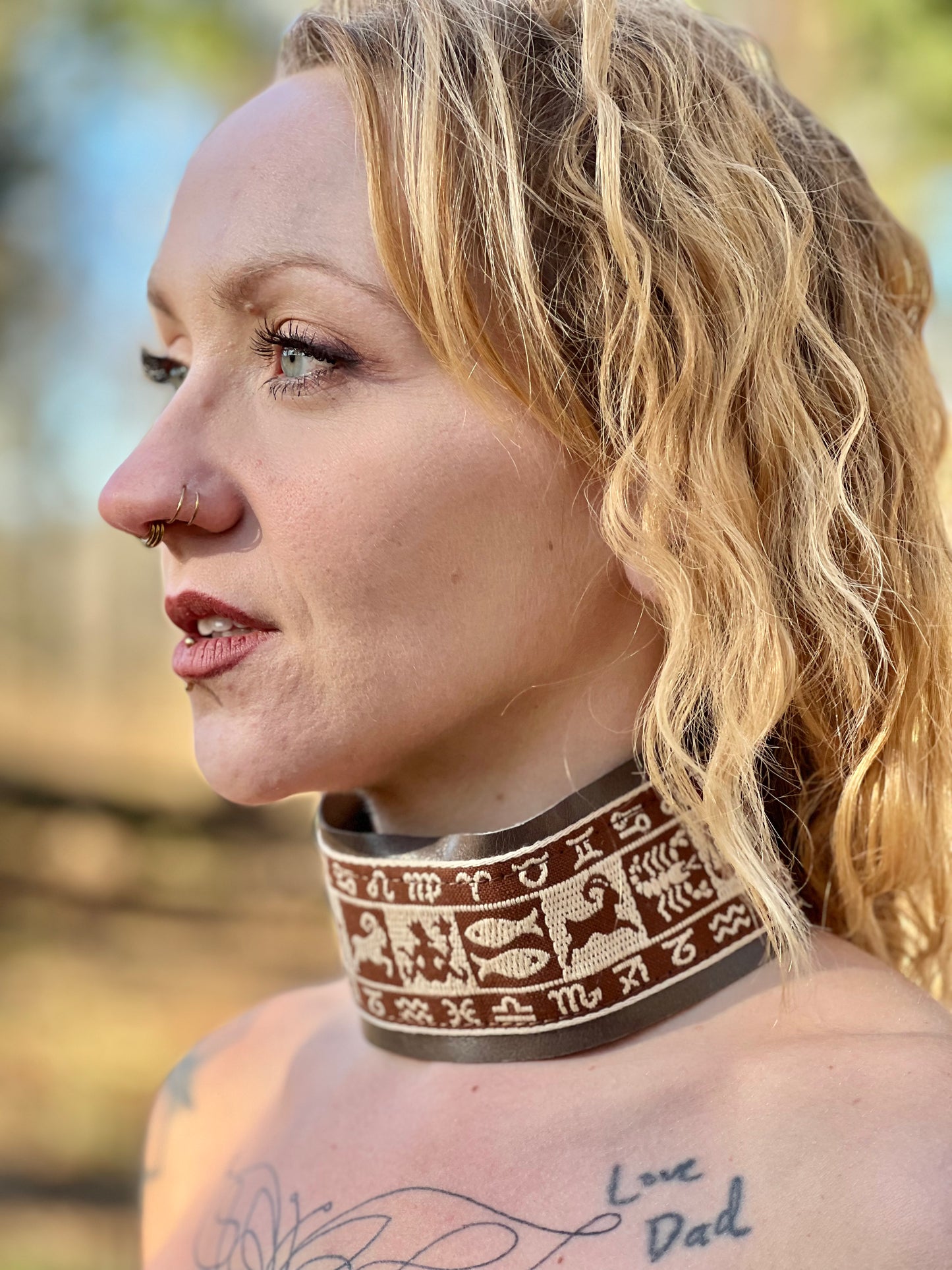 Zodiac Wheel Neck Choker