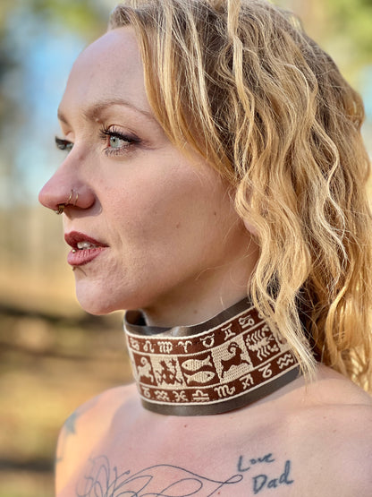 Zodiac Wheel Neck Choker