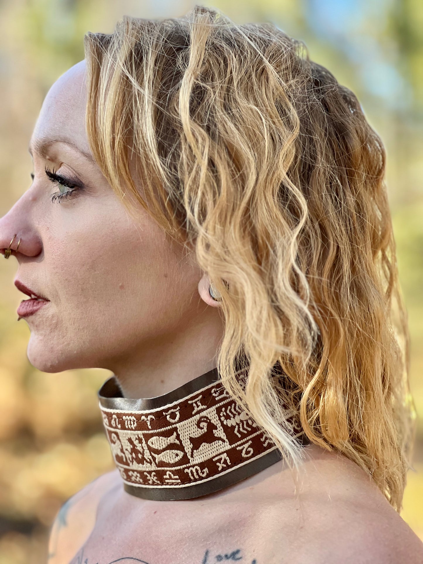 Zodiac Wheel Neck Choker