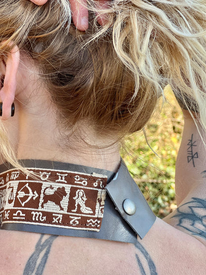 Zodiac Wheel Neck Choker