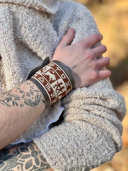Zodiac Wheel Wrist Cuff