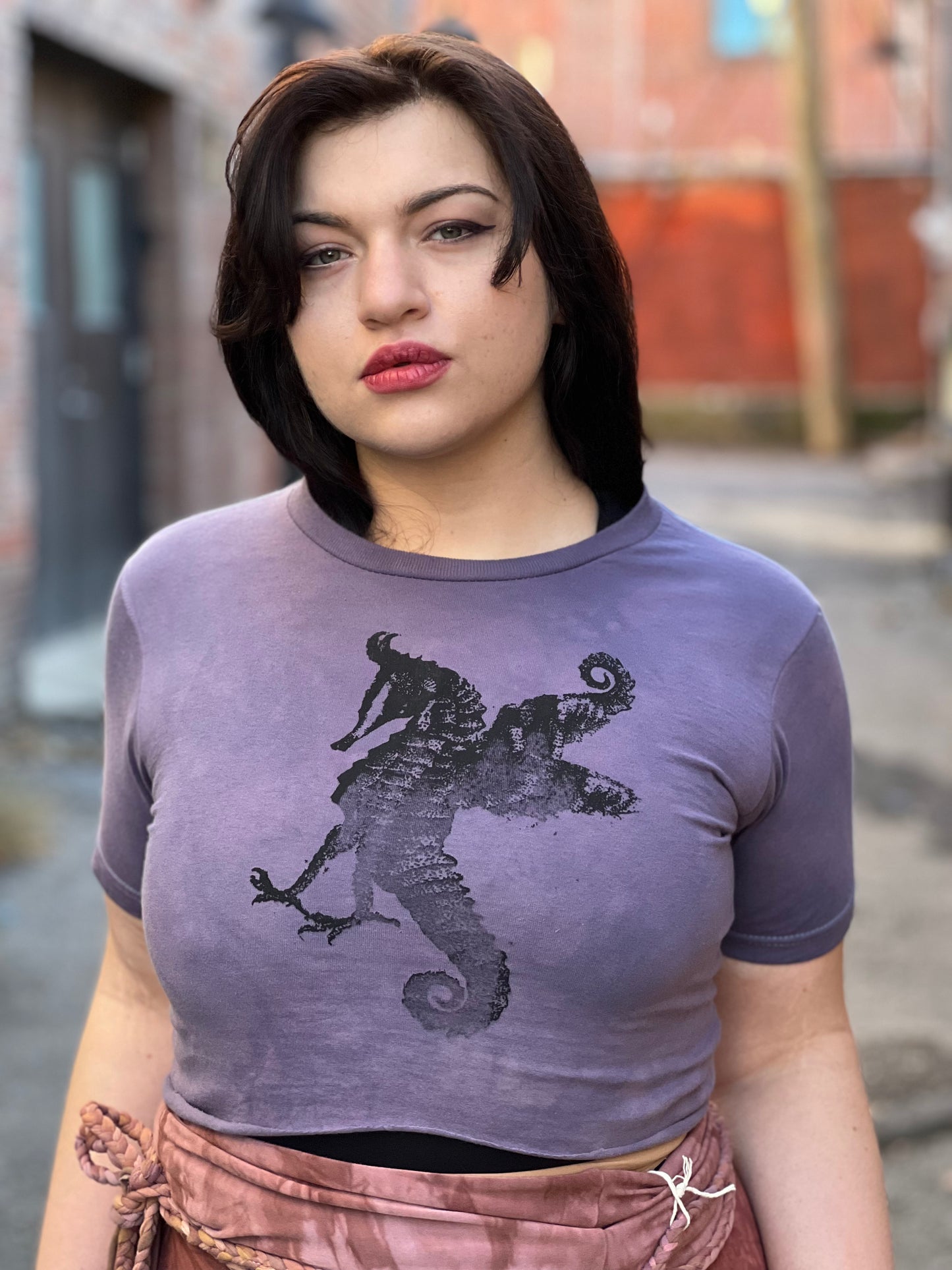 LO - Lavender 'Seahorse' 100% Organic Cotton Shirt