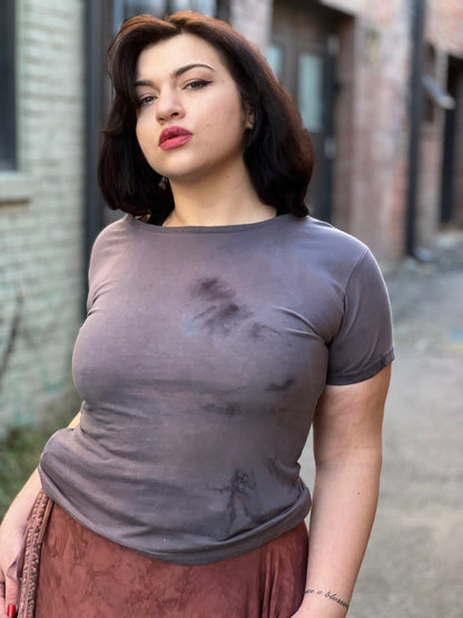 LO - Dusty Lavender Dyed 100% Organic Cotton Shirt