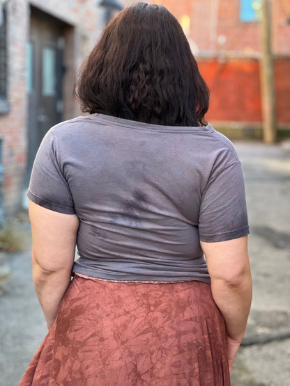 LO - Dusty Lavender Dyed 100% Organic Cotton Shirt