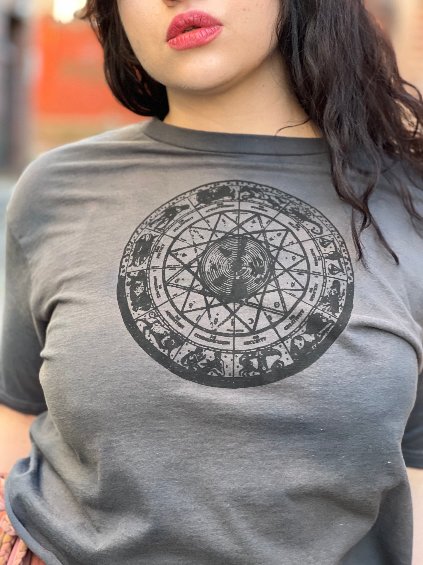 LO - Grey 'Zodiac Wheel' 100% Organic Cotton Shirt
