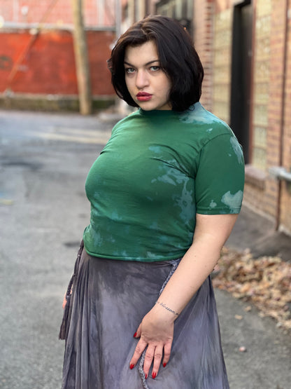 LO - Green & Blue dyed 100% Organic Cotton Shirt