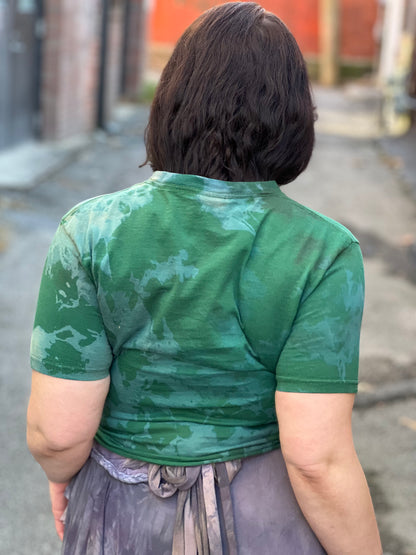 LO - Green & Blue dyed 100% Organic Cotton Shirt