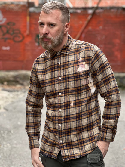 Sigil Plaid Button Up