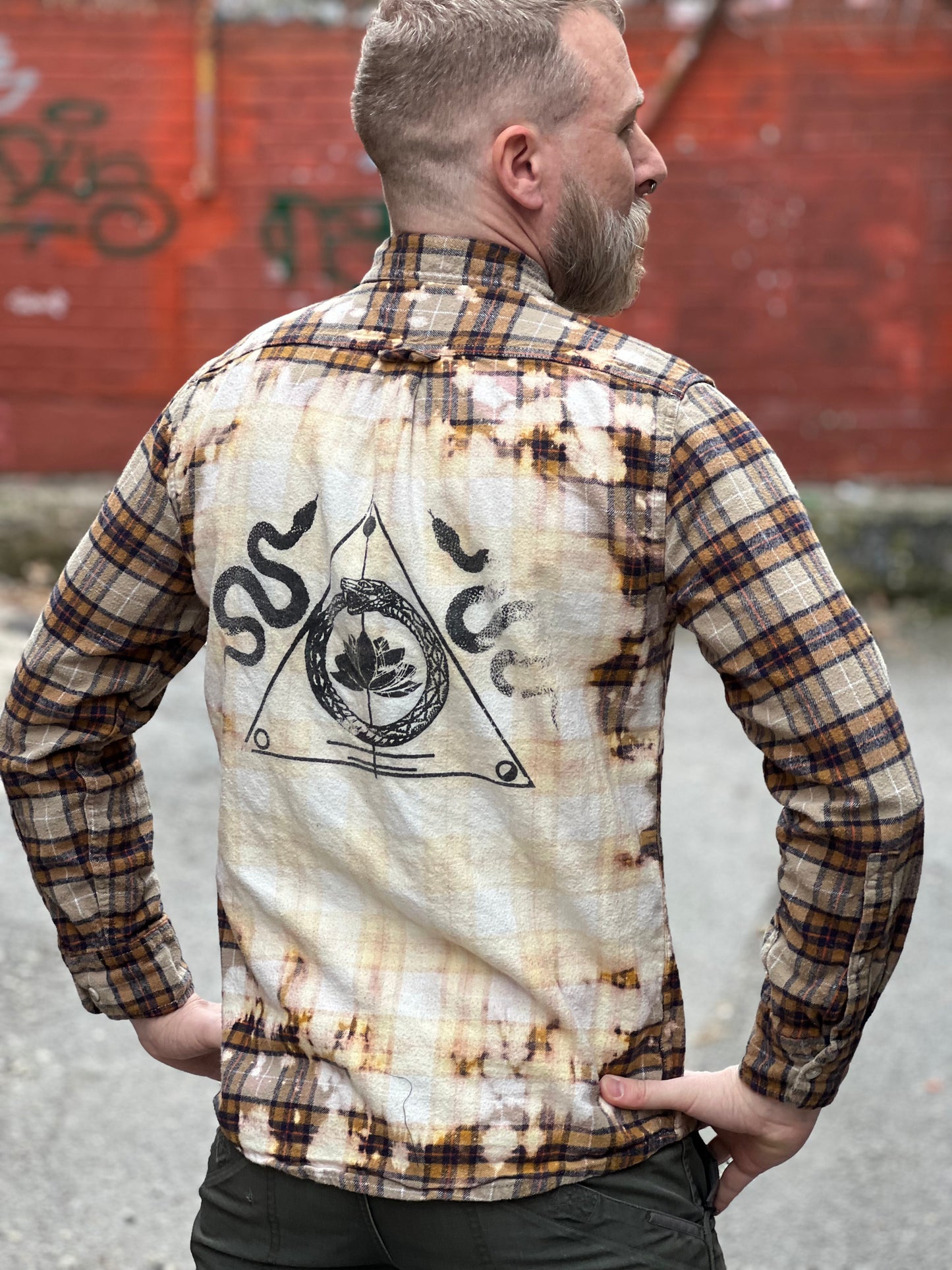 Sigil Plaid Button Up