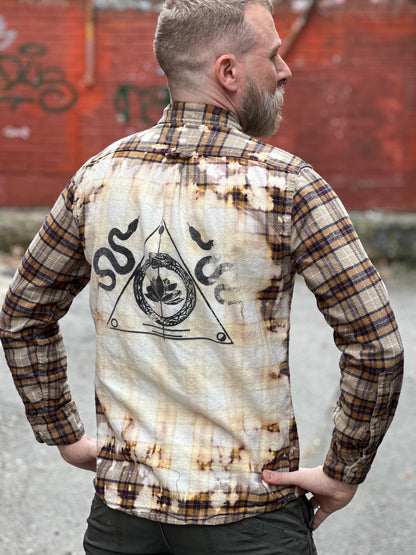 Sigil Plaid Button Up