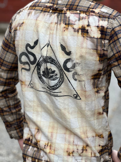 Sigil Plaid Button Up