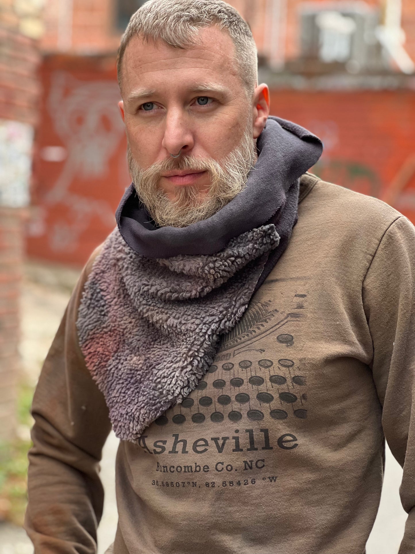 Neptune Dyed Berber Wool Kerchief