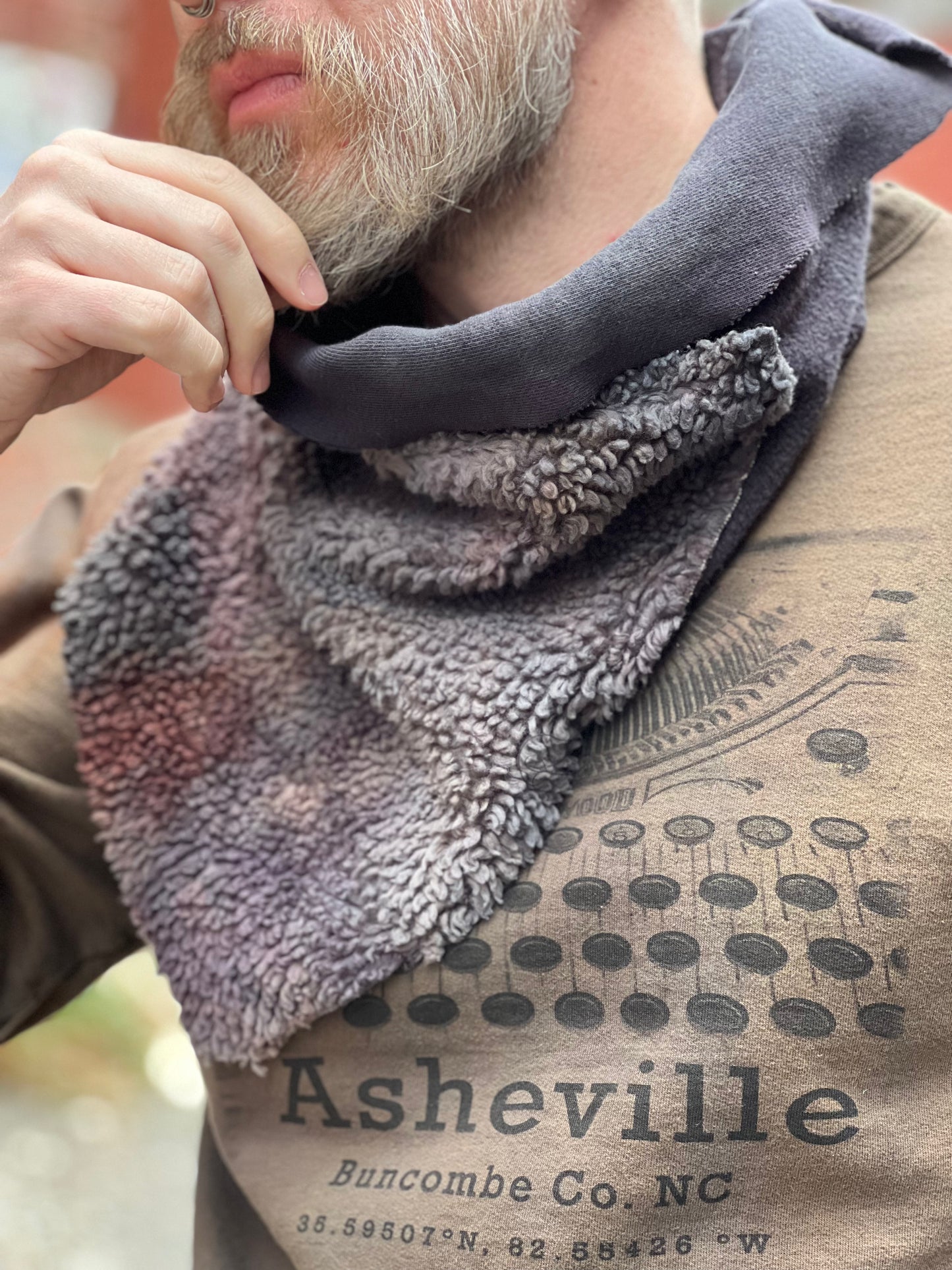 Neptune Dyed Berber Wool Kerchief