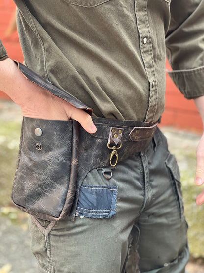 Dark Brown 1 Pocket Belt