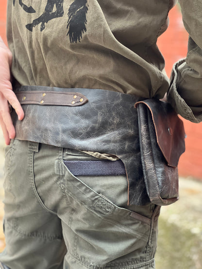 Dark Brown 1 Pocket Belt