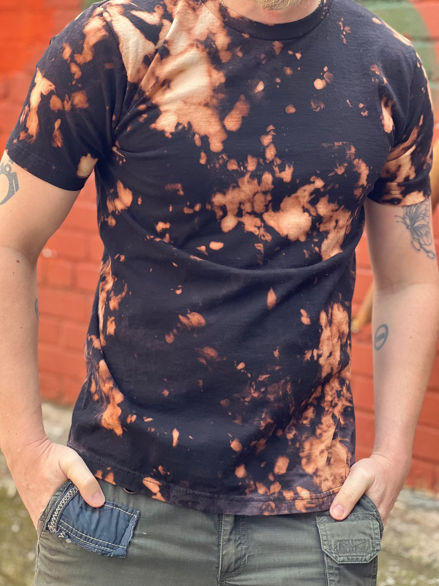 LO - Burnt Dyed 100% Cotton T-Shirt