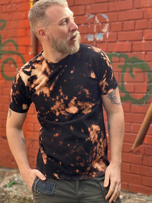 LO - Burnt Dyed 100% Cotton T-Shirt